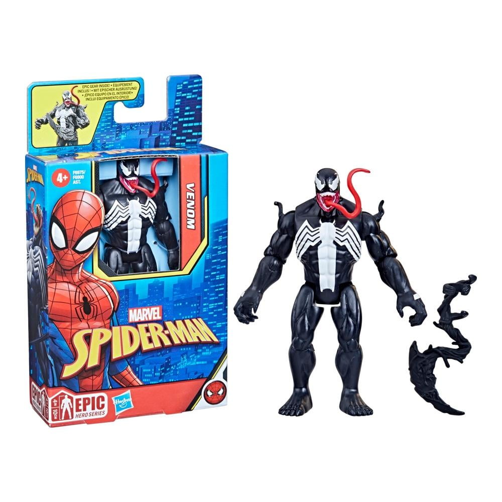 Figura de acción Hasbro Marvel Spiderman Epic Hero Series Venom con accesorio escala de 10 cm