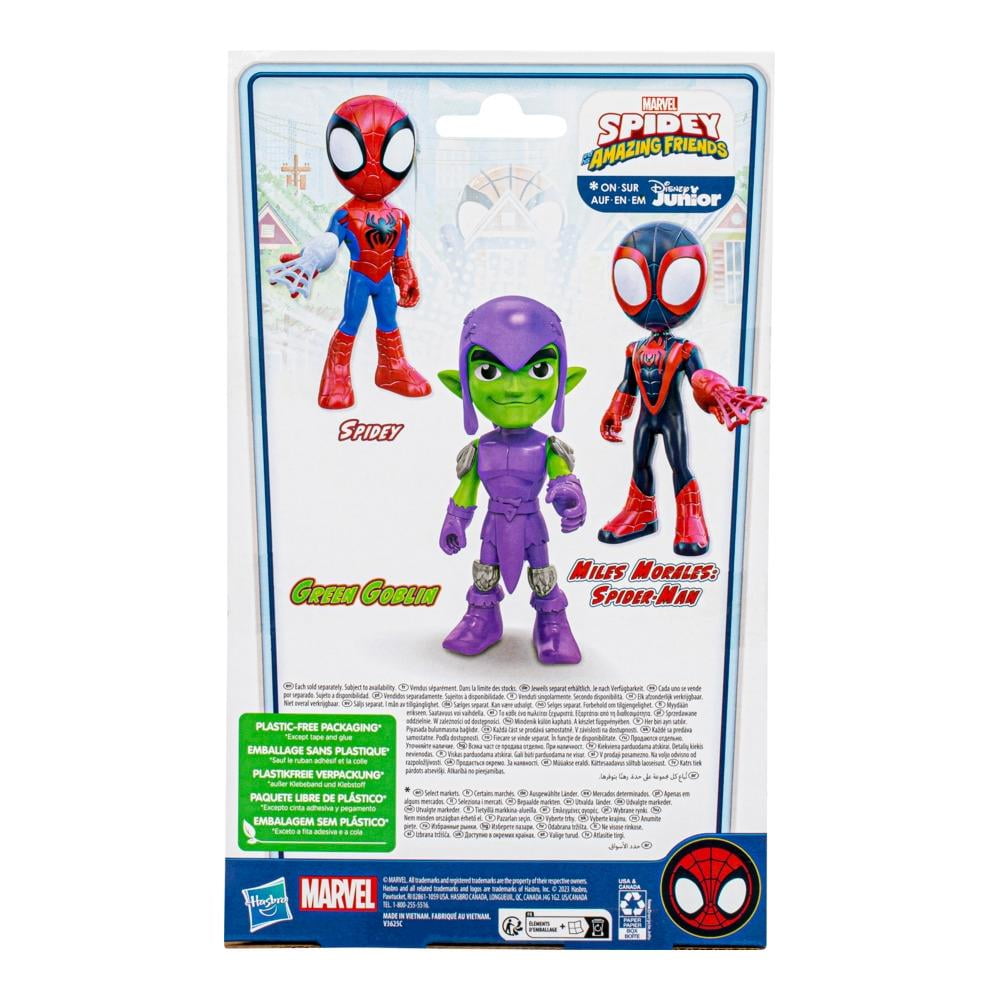 Spidey Amazing Friends - Duende Verde 10 Cm - Hasbro 