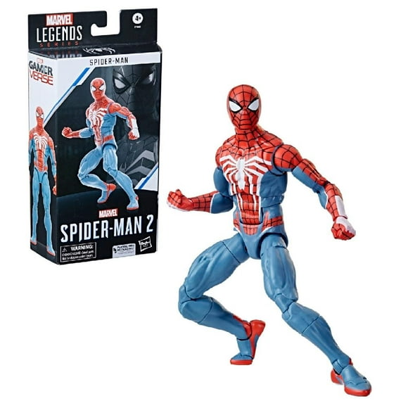 figura de acción marvel hasbro legends hombre araña gameverse