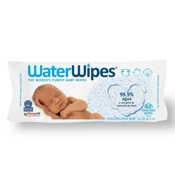 Toallitas Húmedas para Bebés WaterWipes, 852401006026, Blanco, 1, 12