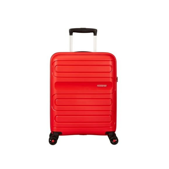 maleta rígida 20 pulgadas american tourister sunside rojo