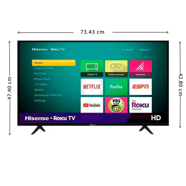 TV Hisense 32 Pulgadas HD Smart TV LED 32H4000GM
