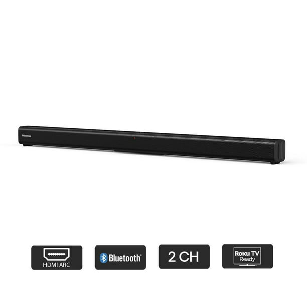 Barra de Sonido 2.0 Hisense HS205 Bluetooth Color Negro