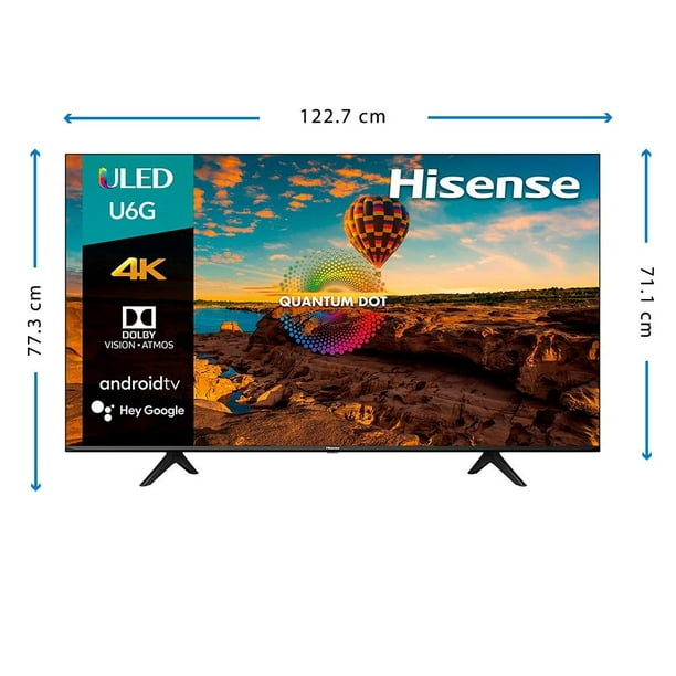 SMART TV HISENSE 55- ULED 4K ULTA HD 55U70G
