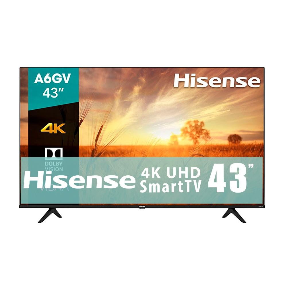 TV Hisense 43 Pulgadas 4K Ultra HD Smart TV LED 43A6GV