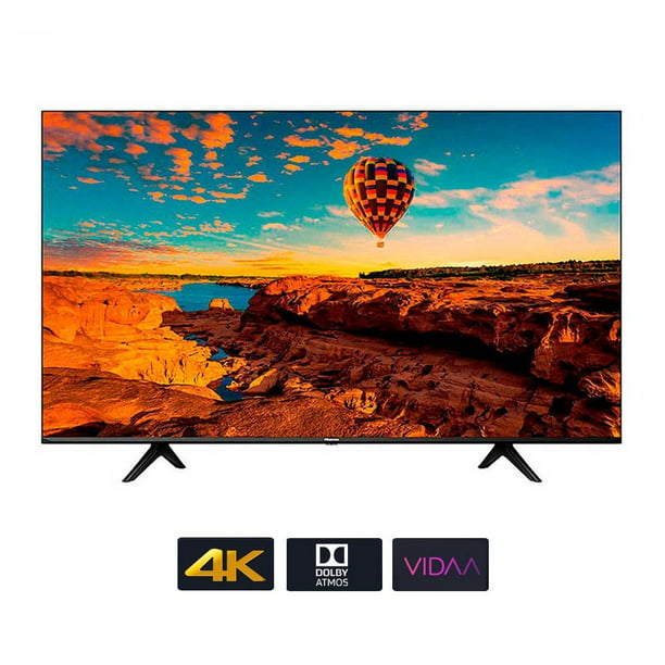 Pantalla Smart TV Hisense LCD de 55 pulgadas 4K/UHD 55A65H con
