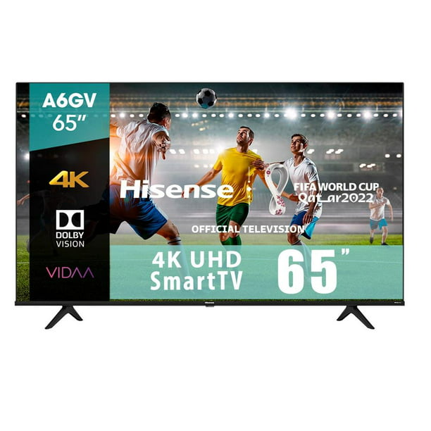 TV Hisense 65 Pulgadas 4K Ultra HD Smart TV LED 65A6GV