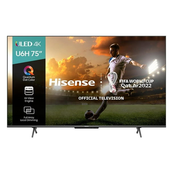 TV Hisense 75 Pulgadas 4K Ultra HD Smart TV LED 75R6E