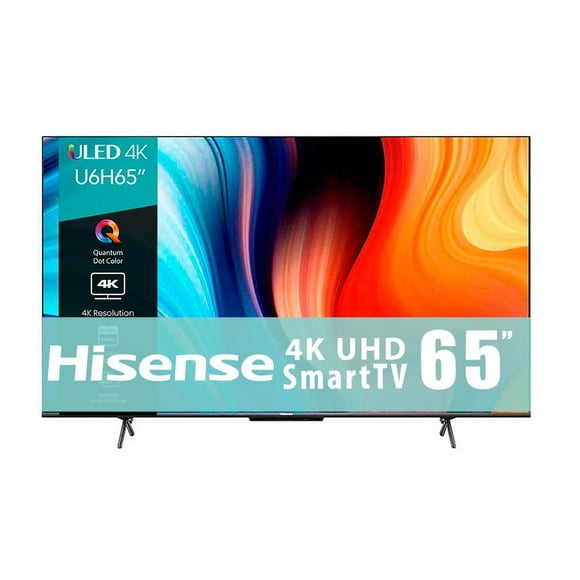 tv hisense 65 pulgadas 4k ultra hd smart tv uled 65u6h