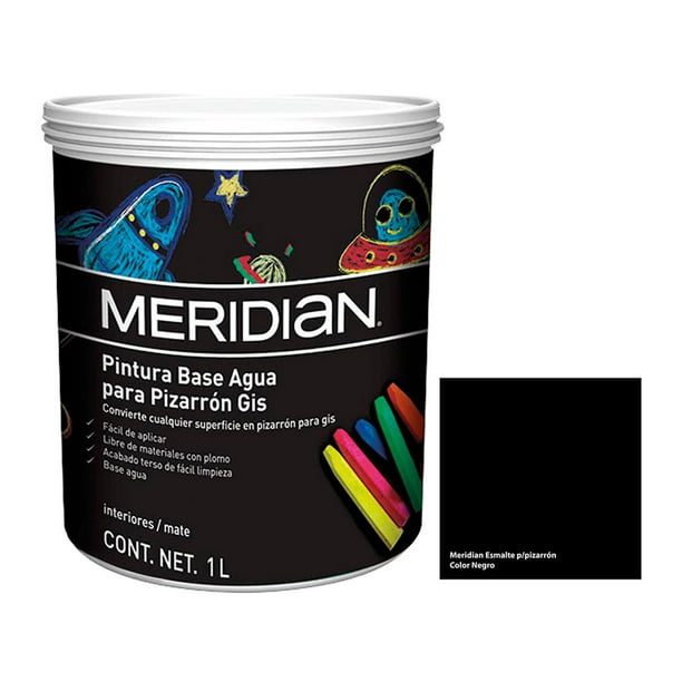 INSL-X Pintura de pizarra negra, 1 cuarto de galón, acabados de estudio  para paredes y proyectos de bricolaje, pintura interior 100% acrílica, 32