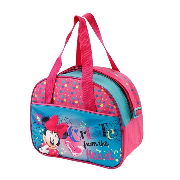 Lonchera Para Niña De Kinder Marca Ruz Mod Minnie Multicolor Color Lila