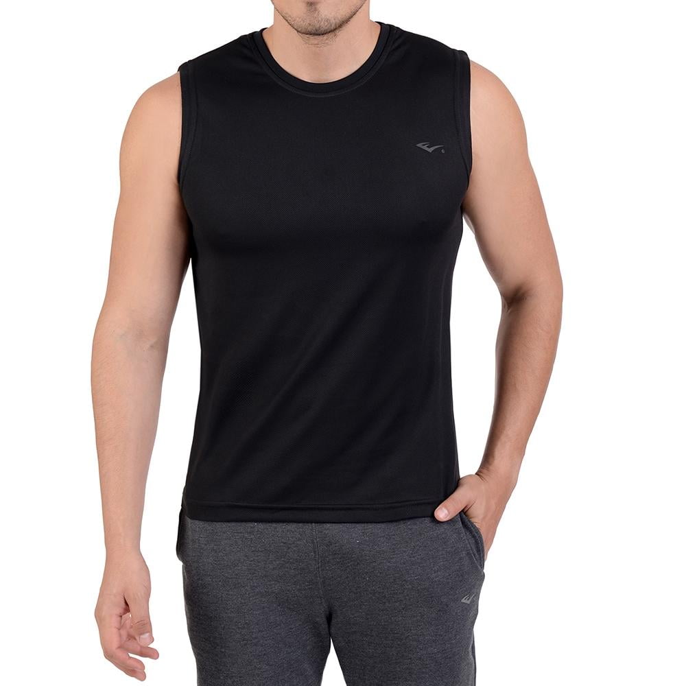  ZZZYW Camiseta deportiva sin mangas para hombre con cuello  redondo y fitness (color negro, tamaño: grande) : Ropa, Zapatos y Joyería