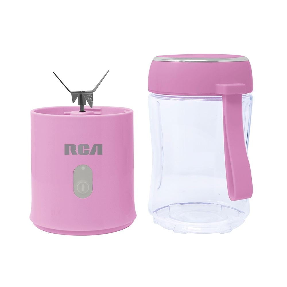 Licuadora de vaso - KLICJ KLACK, 150 W, 300 ml, Batidora de mano portátil  Rosa