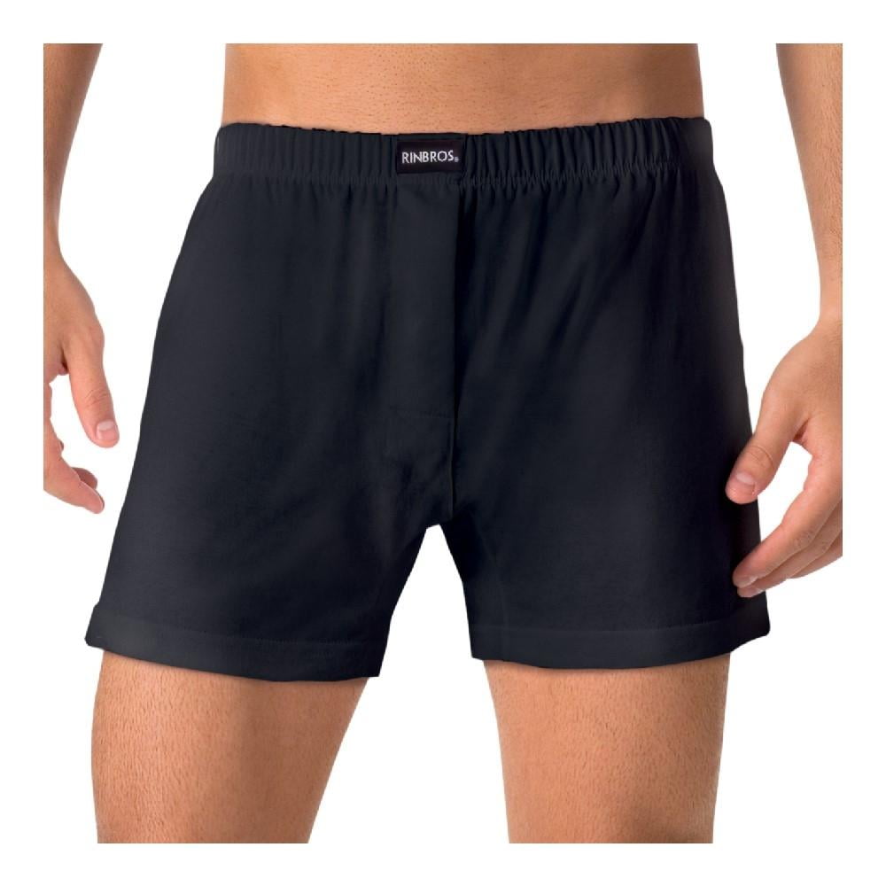 Boxer short Rinbros Originales Talla M Negro 3 Piezas