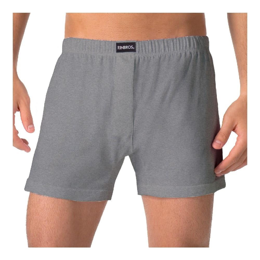 Boxer short Rinbros Originales Talla GD Gris 3 Piezas