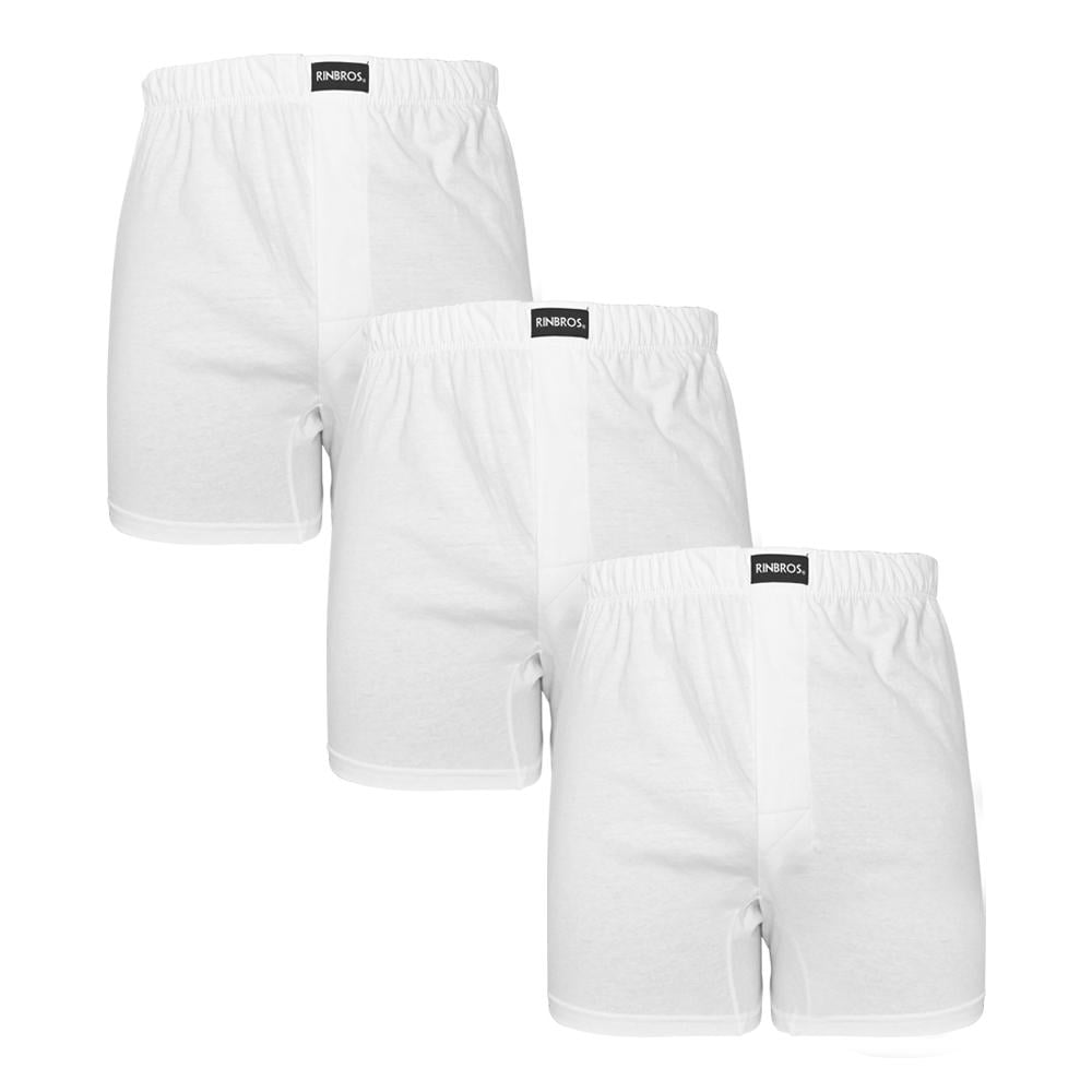 Boxer short Rinbros Originales Talla CH Blanco 3 Piezas