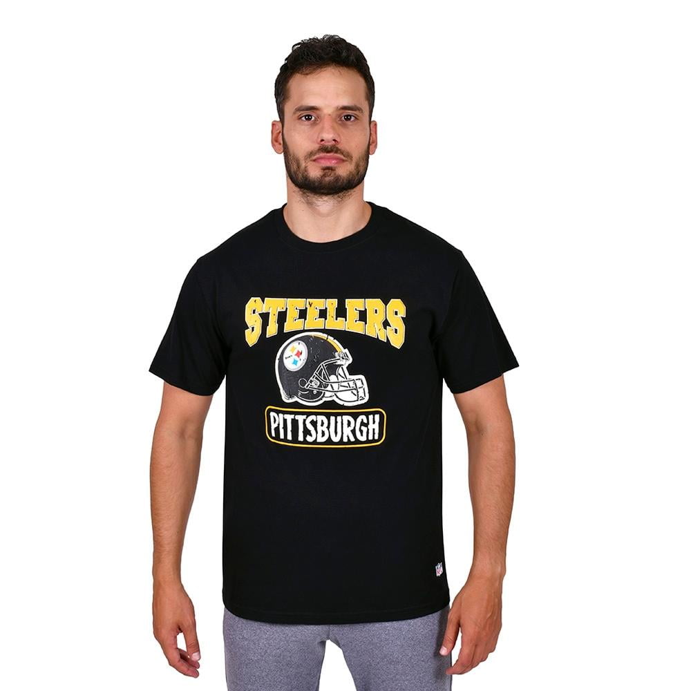 Hombre Camiseta con estampa de los Pittsburgh Steelers vintage, Hombre