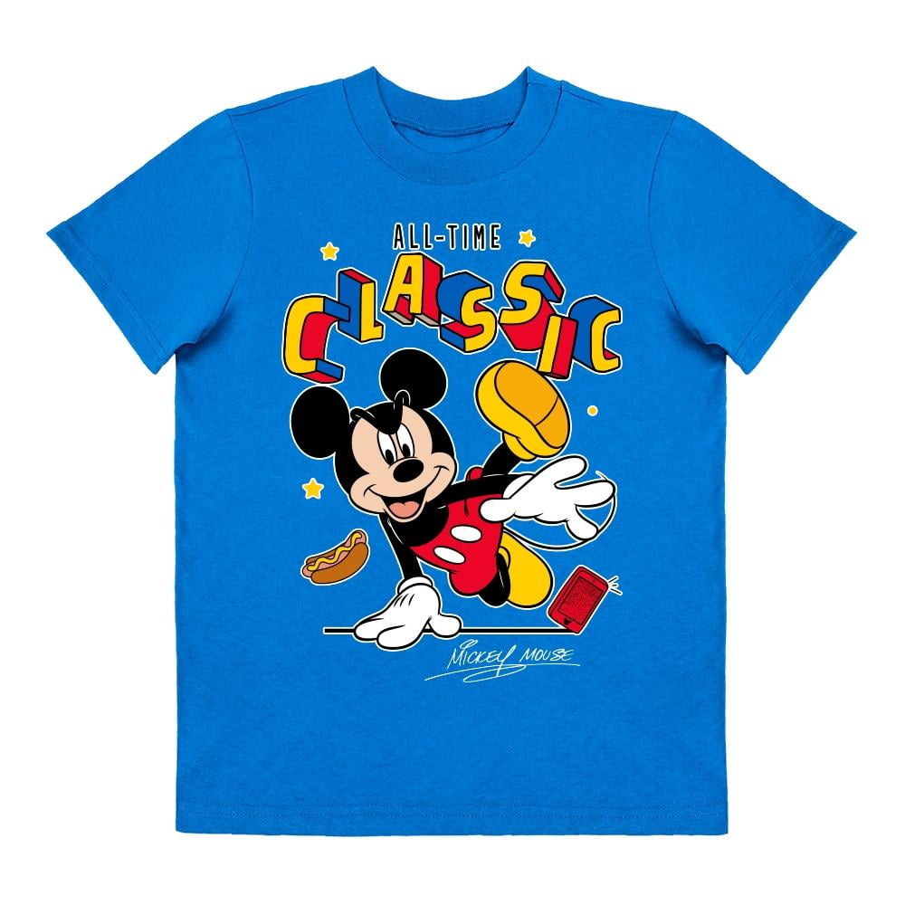 Playera Disney Junior Niño 2 Mickey Mouse Team Azul Marino