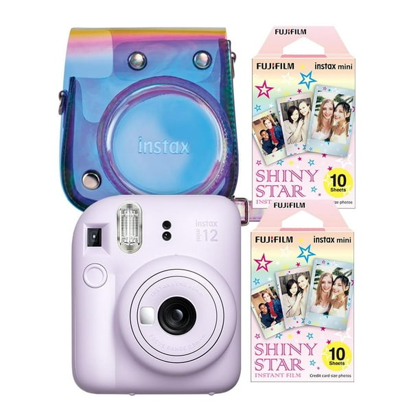 Fujifilm Funda para cámara Instax Mini 12 - Lila Púrpura
