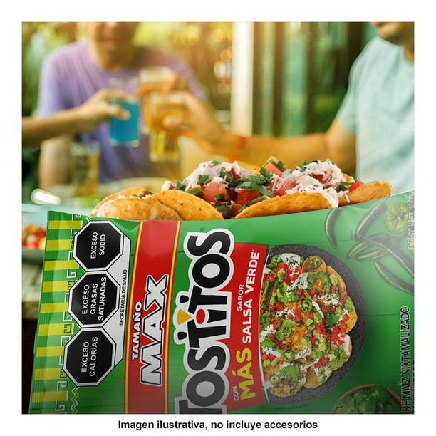 Nachos Sabritas Tostitos salsa verde 90 g | Walmart
