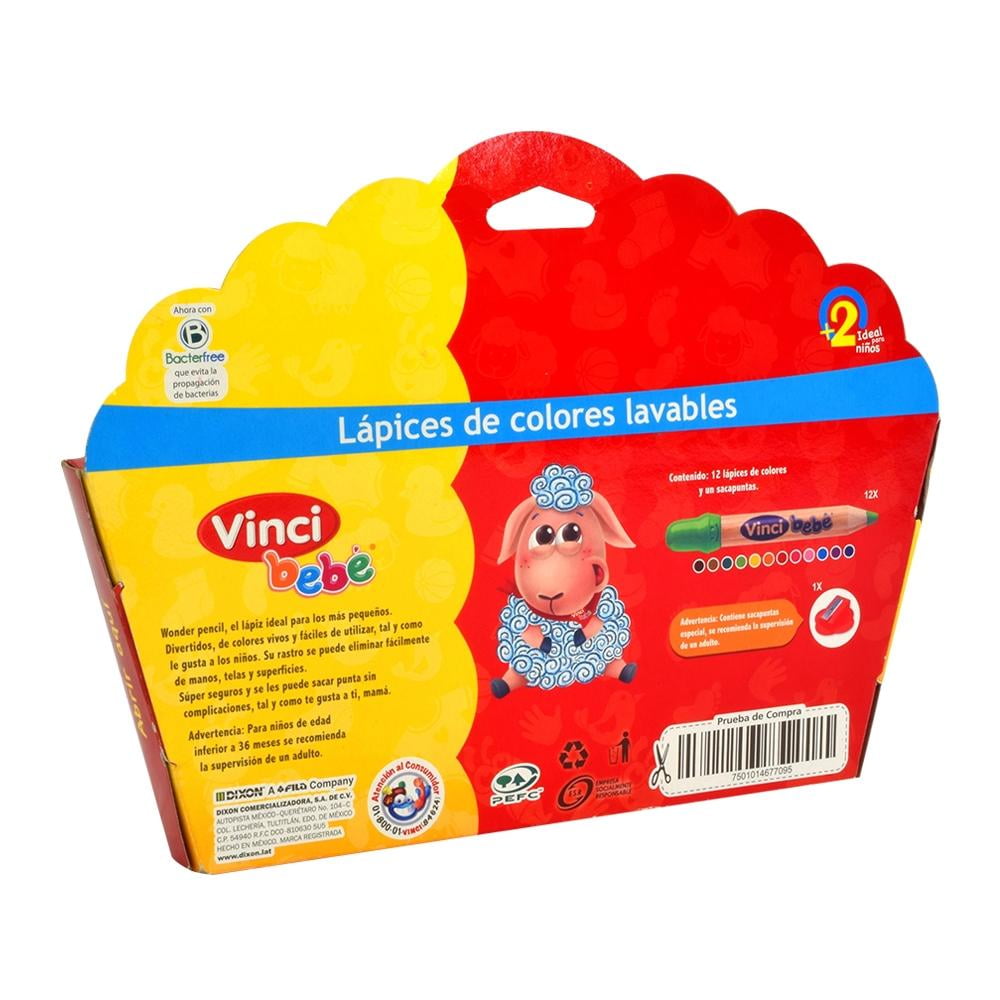 Vinci bebe Wonder Penciles - Lápices de colores lavables – Panama Art  Supplies