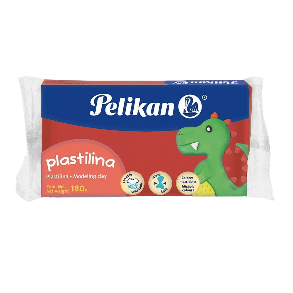 Plastilina Pelikan color roja 180 g