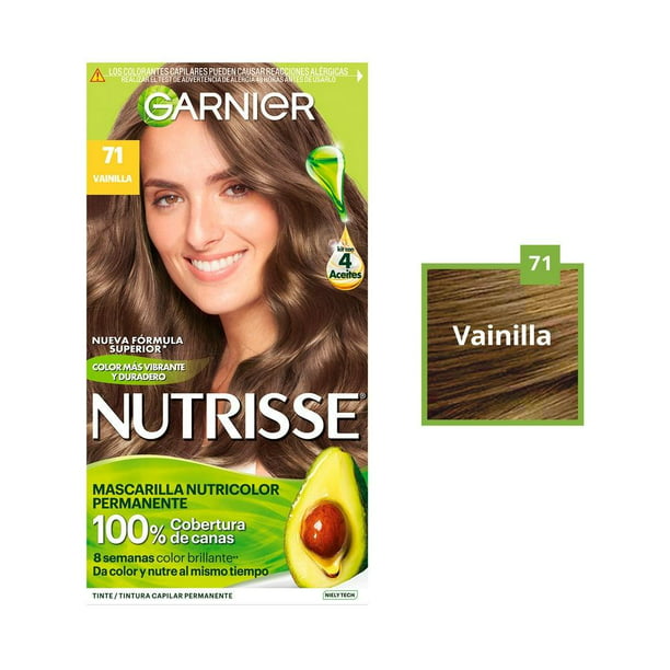 Agricultura negativo Lijadoras Tinte para cabello Garnier Nutrisse 71 vainilla | Walmart