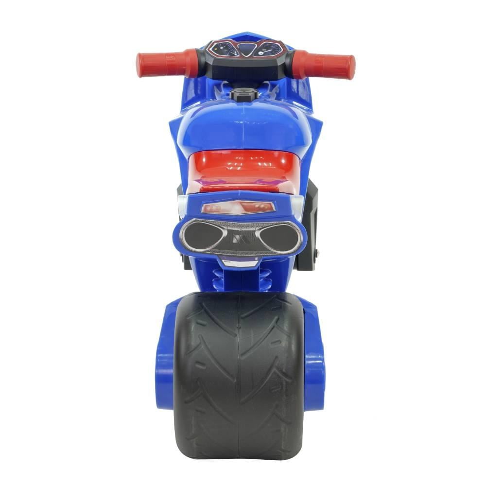 Motocicleta Juguete Montable MotoCross Premium Azul Prinsel