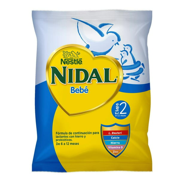 Fórmula para lactantes Nestlé Nidal etapa 2 de 6 a 12 meses 120 g