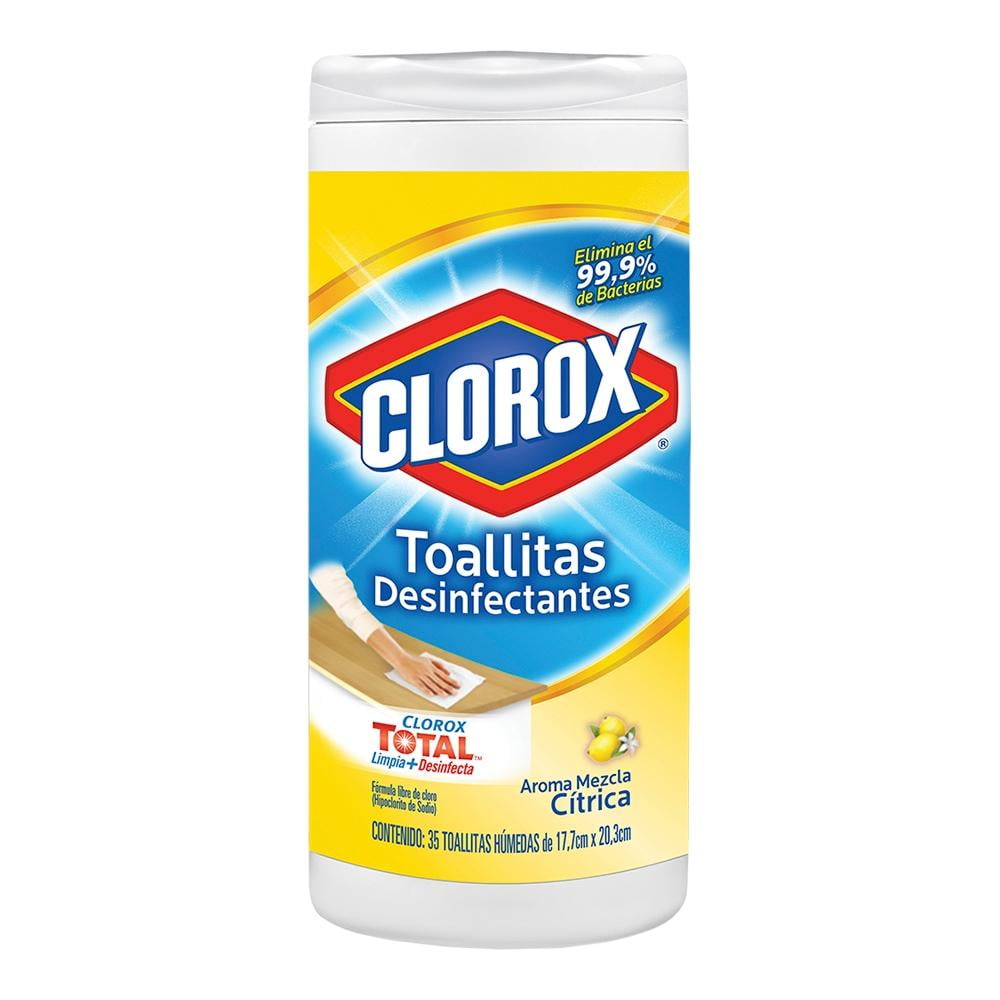 Toallitas desinfectantes Clorox total 35 pzas | Walmart