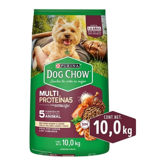 croqueta para perro purina dog chow adulto multi proteina 10kg