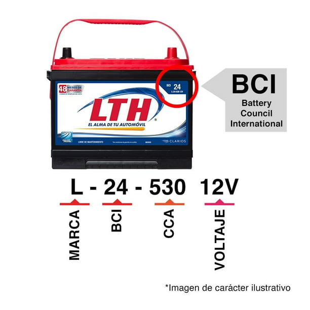 Batería para Auto LTH BCI 24