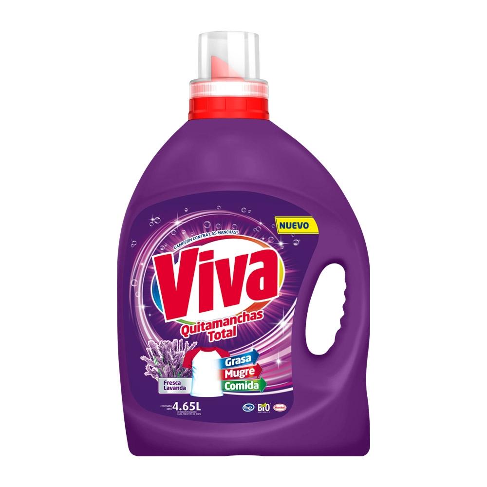 Detergente Líquido Viva Lavanda Quitamanchas Total 465 L Walmart 5641