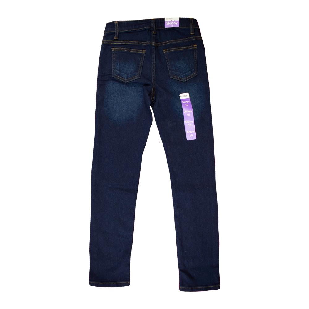 Jeans George Talla 8 Skinny Azul Obscuro Walmart