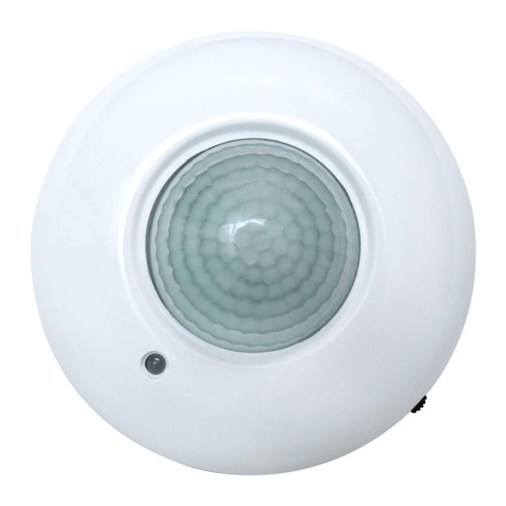 Sensor De Movimiento Infrarrojo 360° De Techo Para Interiores Lámpara Foco  o Alarma Illux SE-2102.B
