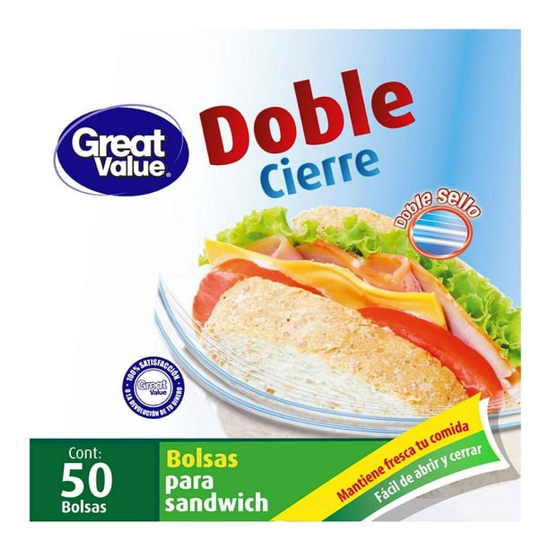 Bolsa Ziploc® Sandwich Con Cierre Hermético 14 unidades