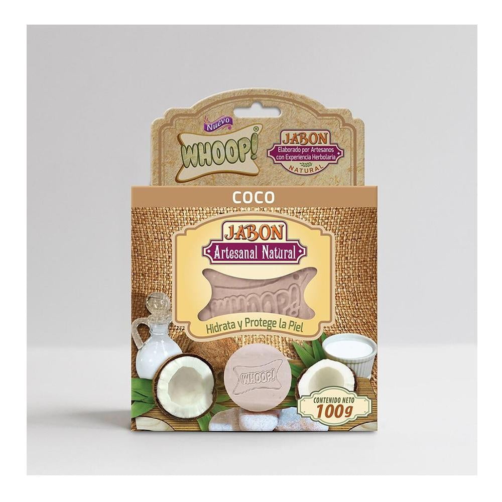 Jabón Artesanal Whoop! coco 100g