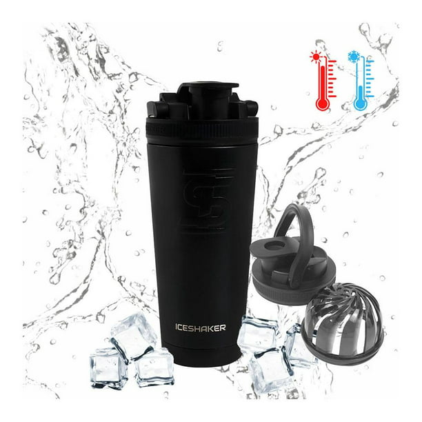 Termo de acero inoxidable Ice Shaker® color negro