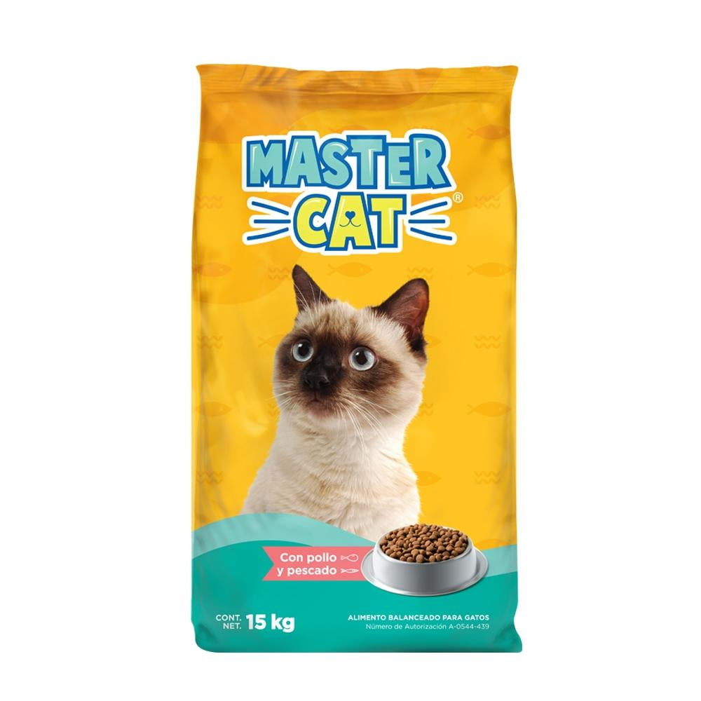 Croqueta para gato Master cat 15 kg | Bodega Aurrera en línea