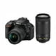 Cámara Nikon D5600 Kit con Lentes AF-P 18-55 VR y AF-P 70-300 - imagen 1 de 4