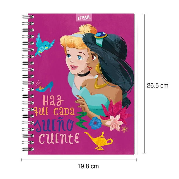 café Resentimiento Petición Cuaderno Profesional Upak Disney Princesas Cuadro Grande Varios Modelos 1  pza | Bodega Aurrera en línea