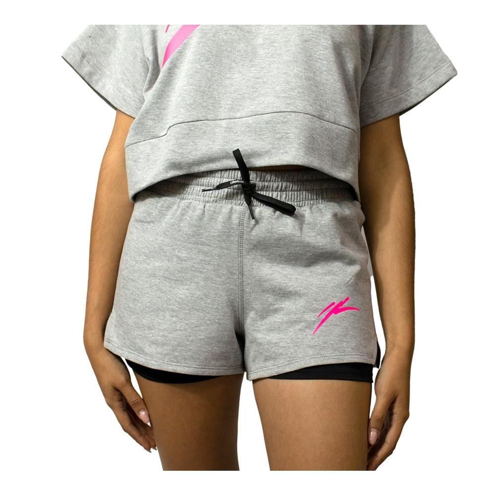 Short para Mujer atletica Short Talla EG Gris