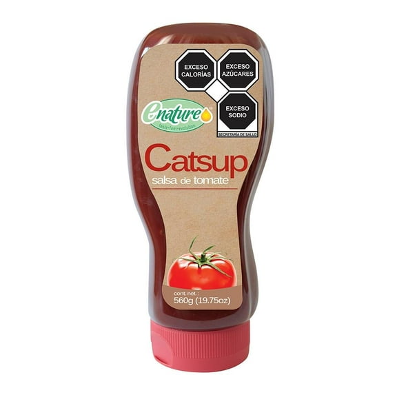 Cátsup Enature natural 560 g