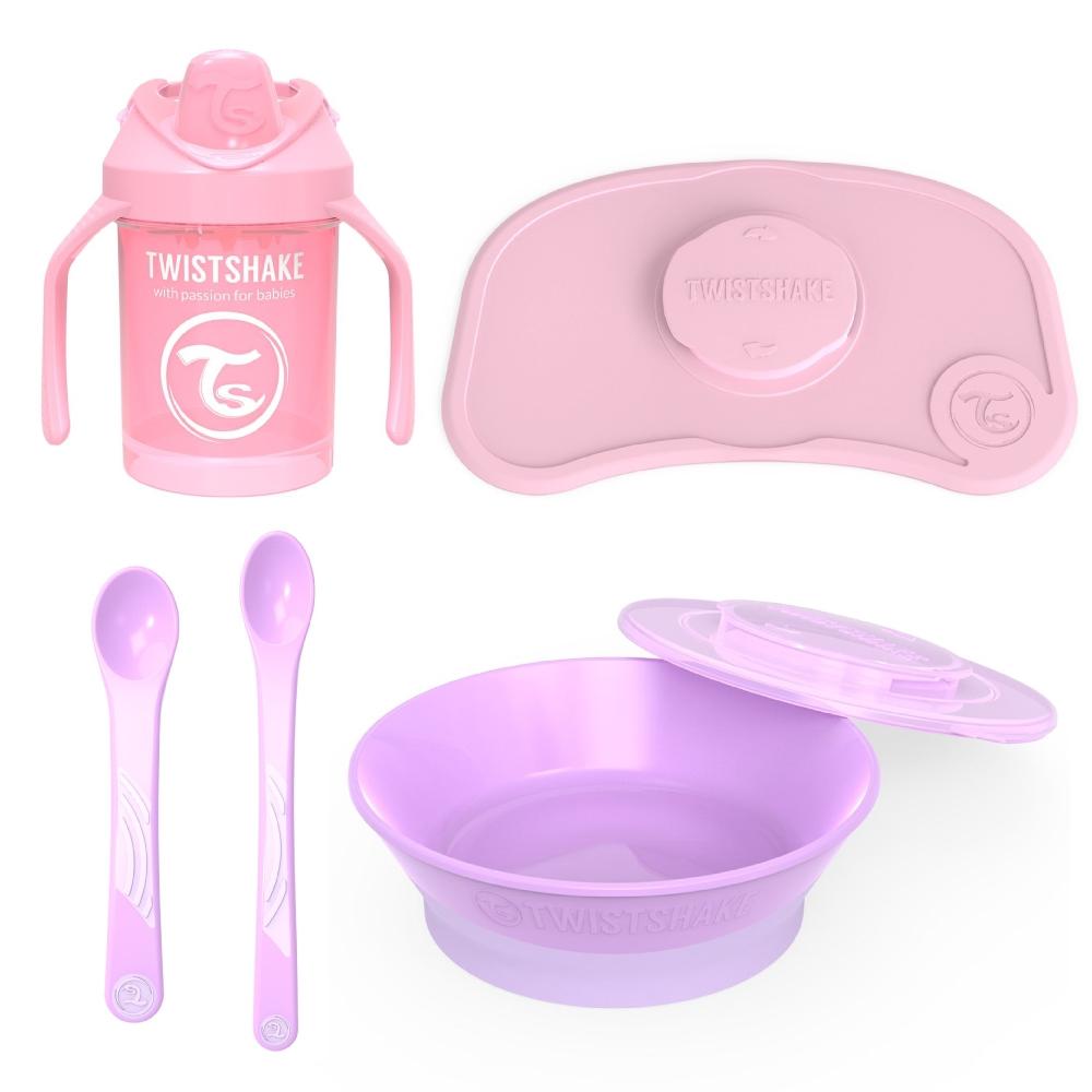 TWISTSHAKE PLATO ROSA+CLICK MAT - Farmacia de Casa