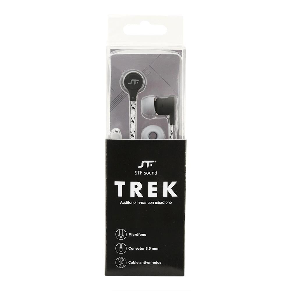 Audífonos In-Ear con micrófono STF Trek Negros
