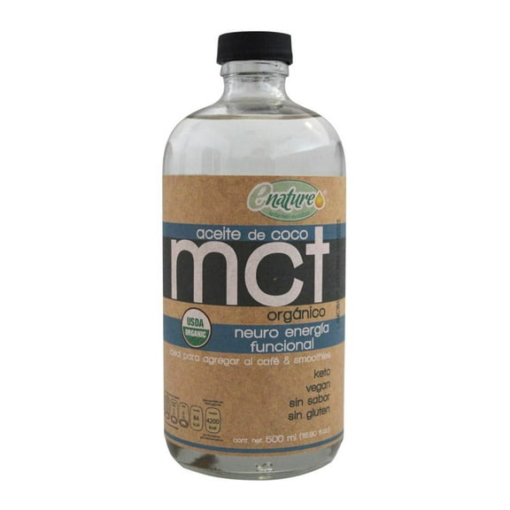 Aceite Enature de coco MCT orgánico 500 ml