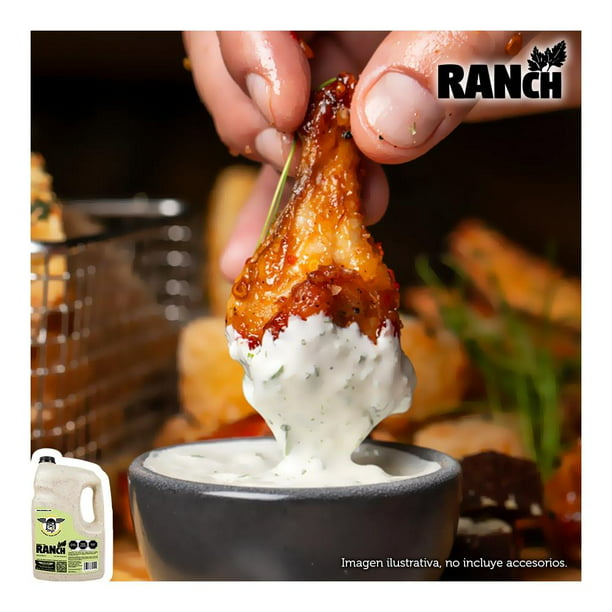 Aderezo para alitas, ensaladas y botanas Mr Wings Sabor Ranch  Kg |  Walmart en línea