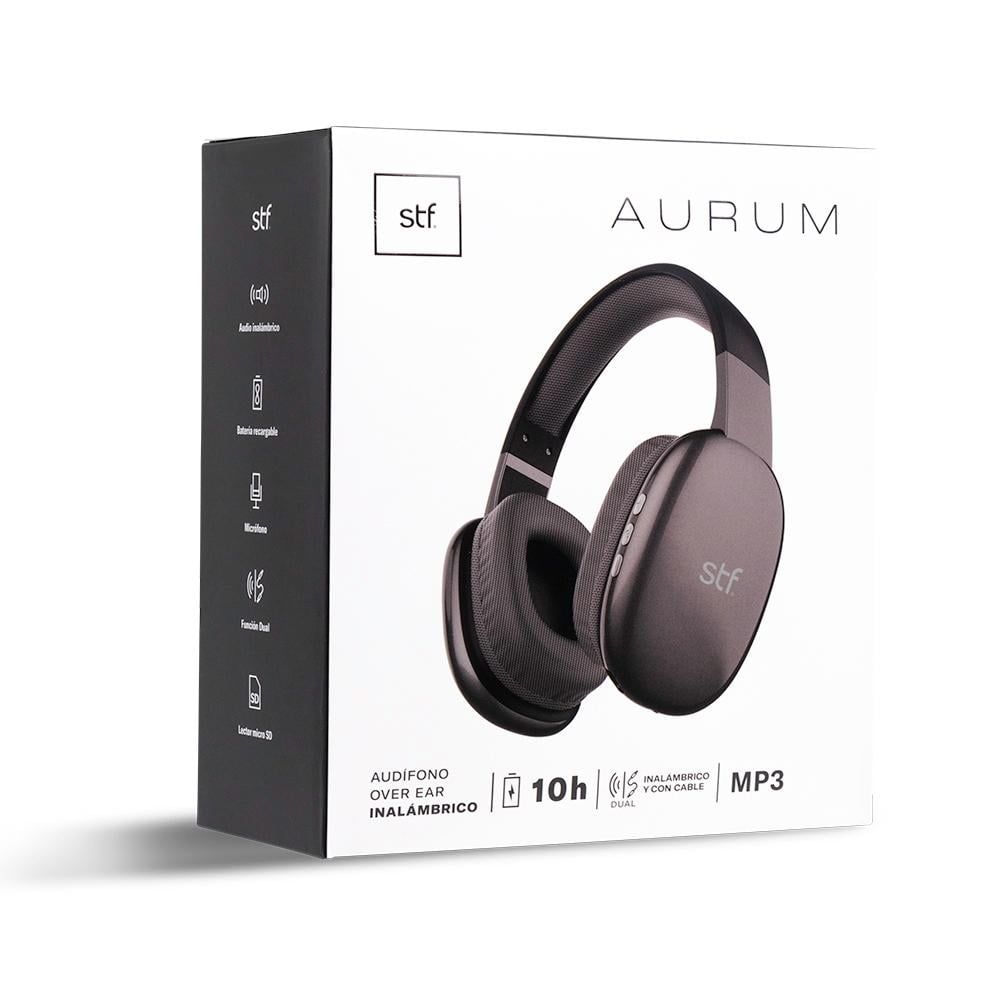 Aud fono Inal mbrico STF Aurum On Ear Negro Bodega Aurrera en l nea