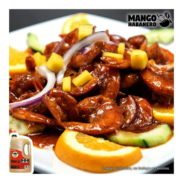 Salsa para alitas y botanas Mr Wings Sabor Mango Habanero  Kg | Walmart  en línea