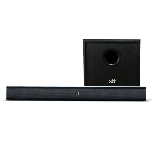 Barra de Sonido STF 2.1 Inalámbrica con Subwoofer ST-S04726 Negro